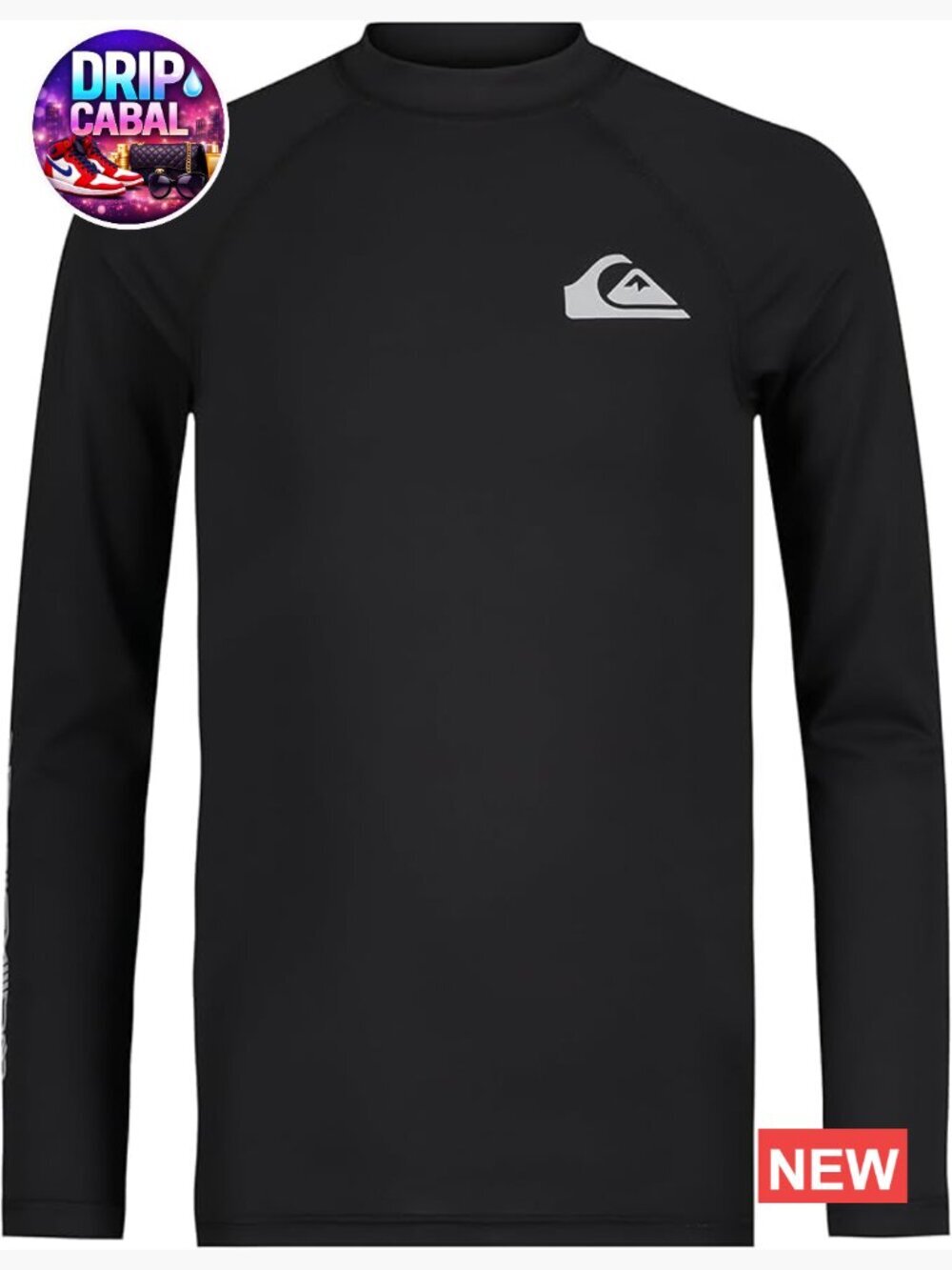 Boys Long Sleeve Snug Fit Rashguard Surf Shirt UPF 50+